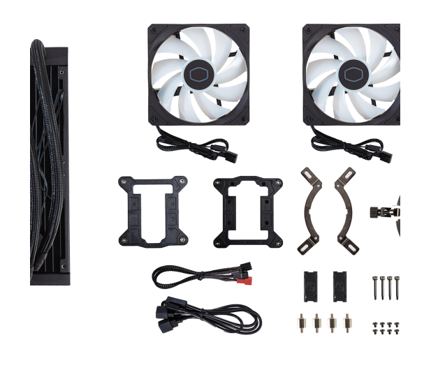 Cooler Master Masterliquid 240L Core ARGB Black 2x120mm - 1145988 - zdjęcie 6